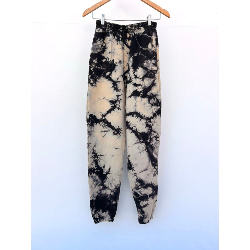 Friend + Folk Set Crewneck Sweatshirt Joggers Sweats Pants Medium Tie Dye Cotton - Picture 3 of 16